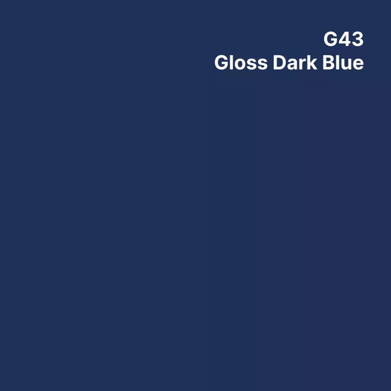 CWS Couleurs Coulé Gloss Dark Blue  Brillant semi-permanent 5 ans