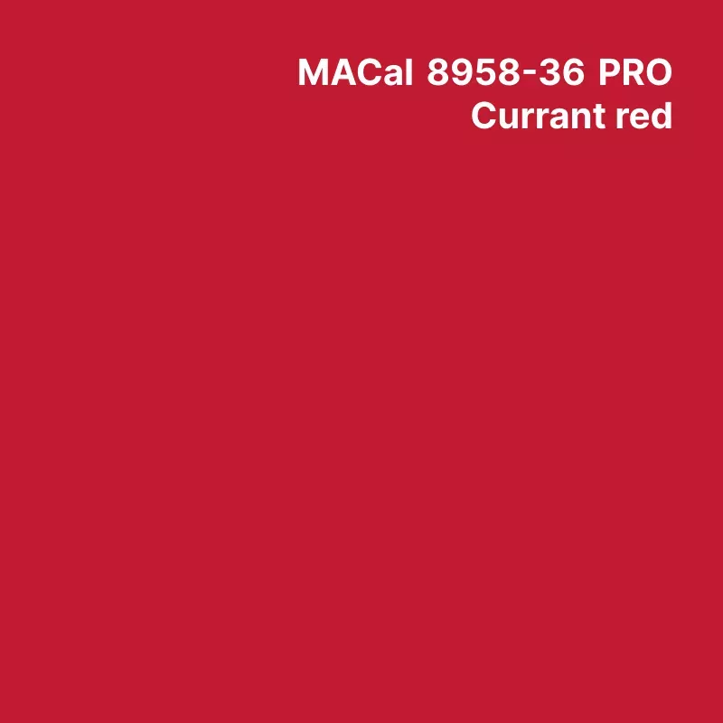 MC8900 couleurs Monomère Currant Red Mat semi-permanent 5 ans