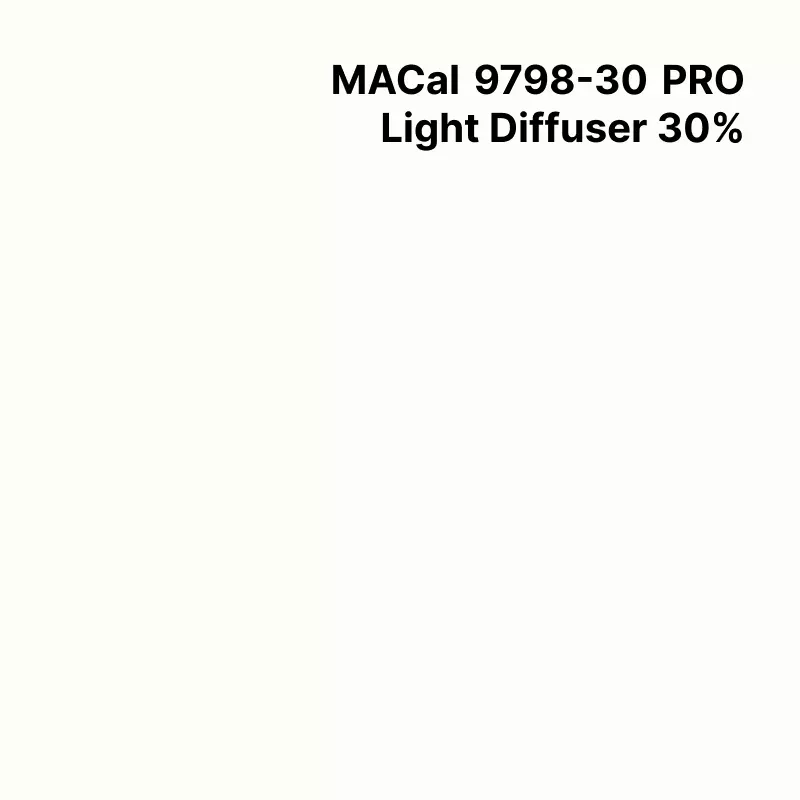 MC9700 30-60 pour cent  Polymère light diffuser 30 pour cent  Mat permanent 7 ans