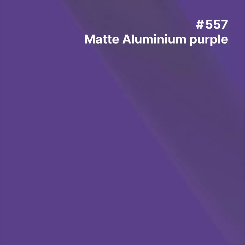 PCC-Metallic/Alu Coulé Matte Aluminium Purple Mat semi-permanent 10 ans