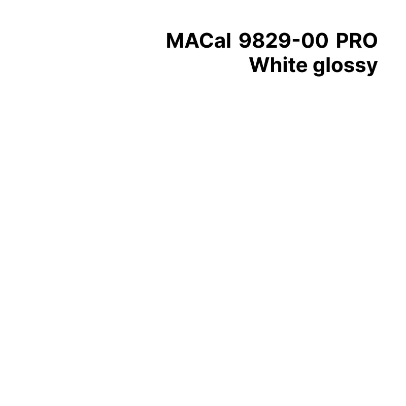 MC9800 BL BF PROM Polymère Blanc Brillant permanent 10 ans