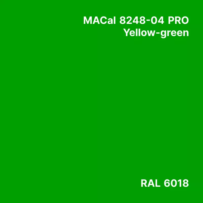 MC8200 couleurs Monomère Yellow Green mat Mat permanent 3 ans